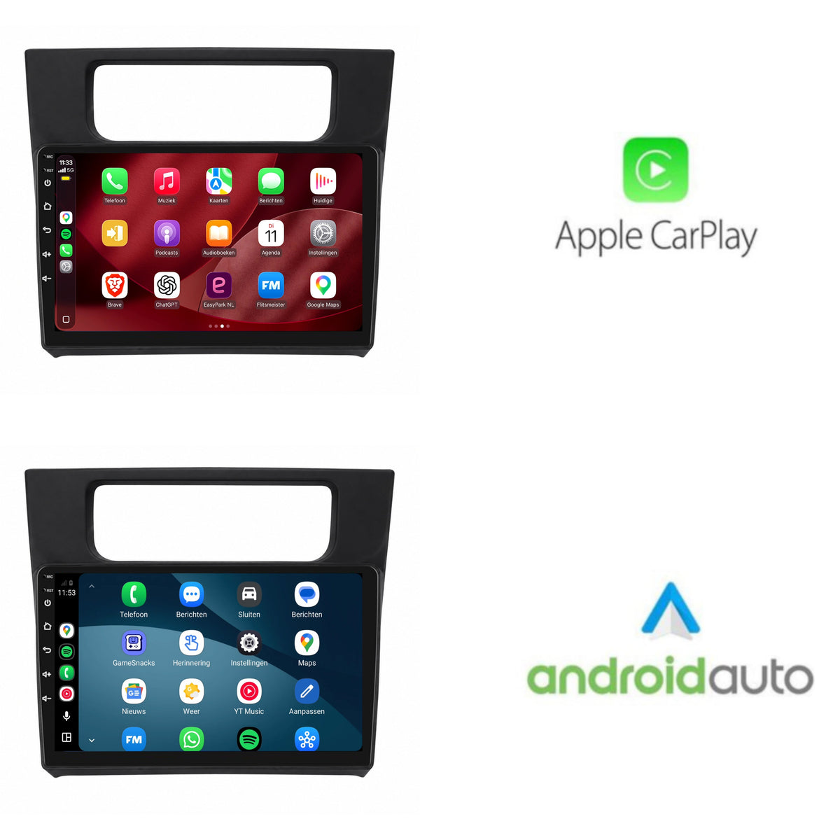 Autoradio CarPlay & Android Auto per Volkswagen Caddy | 2015-2018 | 9 pollici | Android 15 | CTX-7442