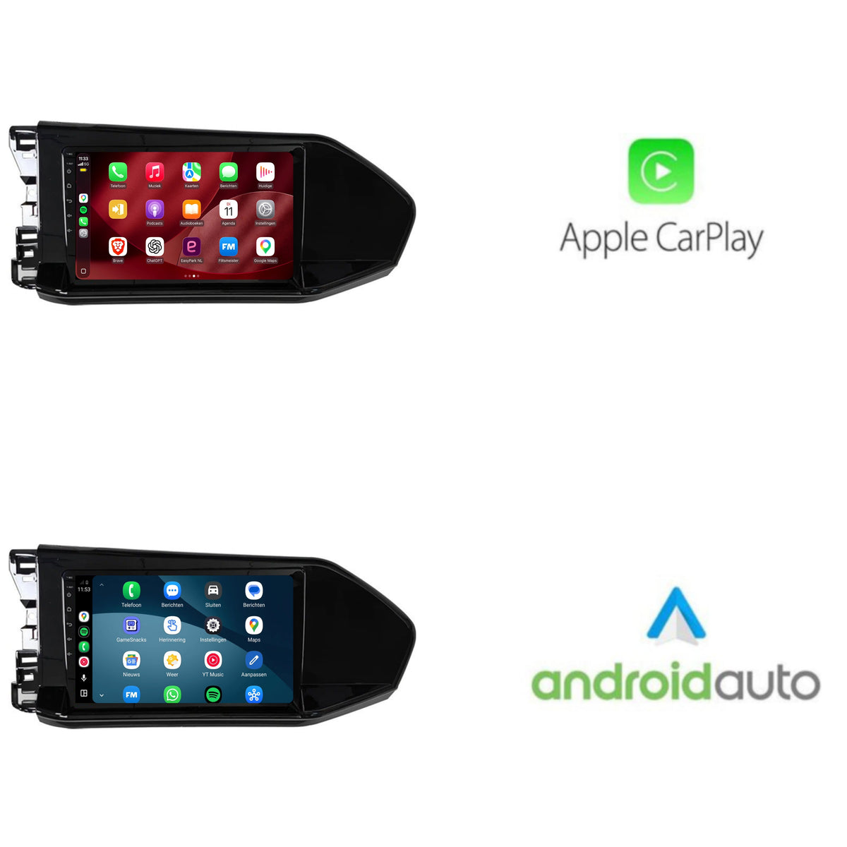 Radio con CarPlay y Android Auto para Volkswagen Caddy | 2020 a 2025 | 9 pulgadas | Android 15 | CTX-7388