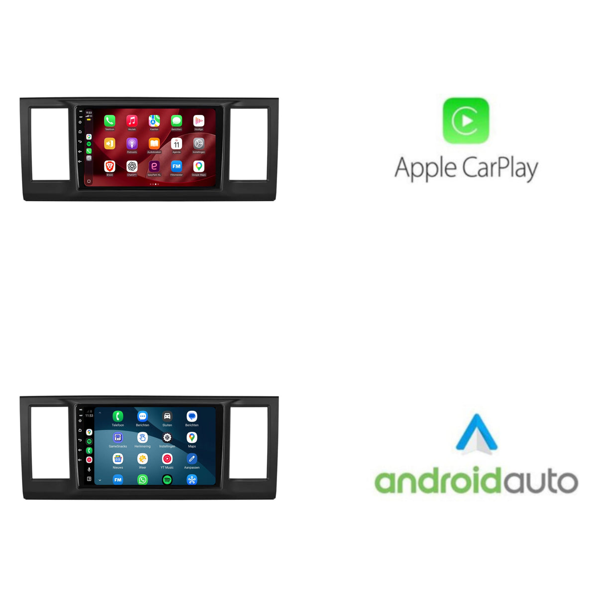 Volkswagen Caravelle CarPlay & Android Auto Radio | 2015 bis 2020 | 9 Zoll | Android 15 | CTX-7393