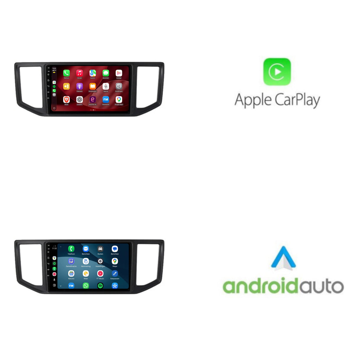 Radio con CarPlay y Android Auto para Volkswagen Crafter | 2017 a 2024 | 9 pulgadas | Android 15 | CTX-7207