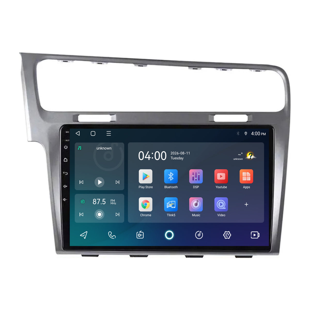Volkswagen Golf 7 CarPlay & Android Auto Radio | 2012 bis 2020 | 10 Zoll | Android 15