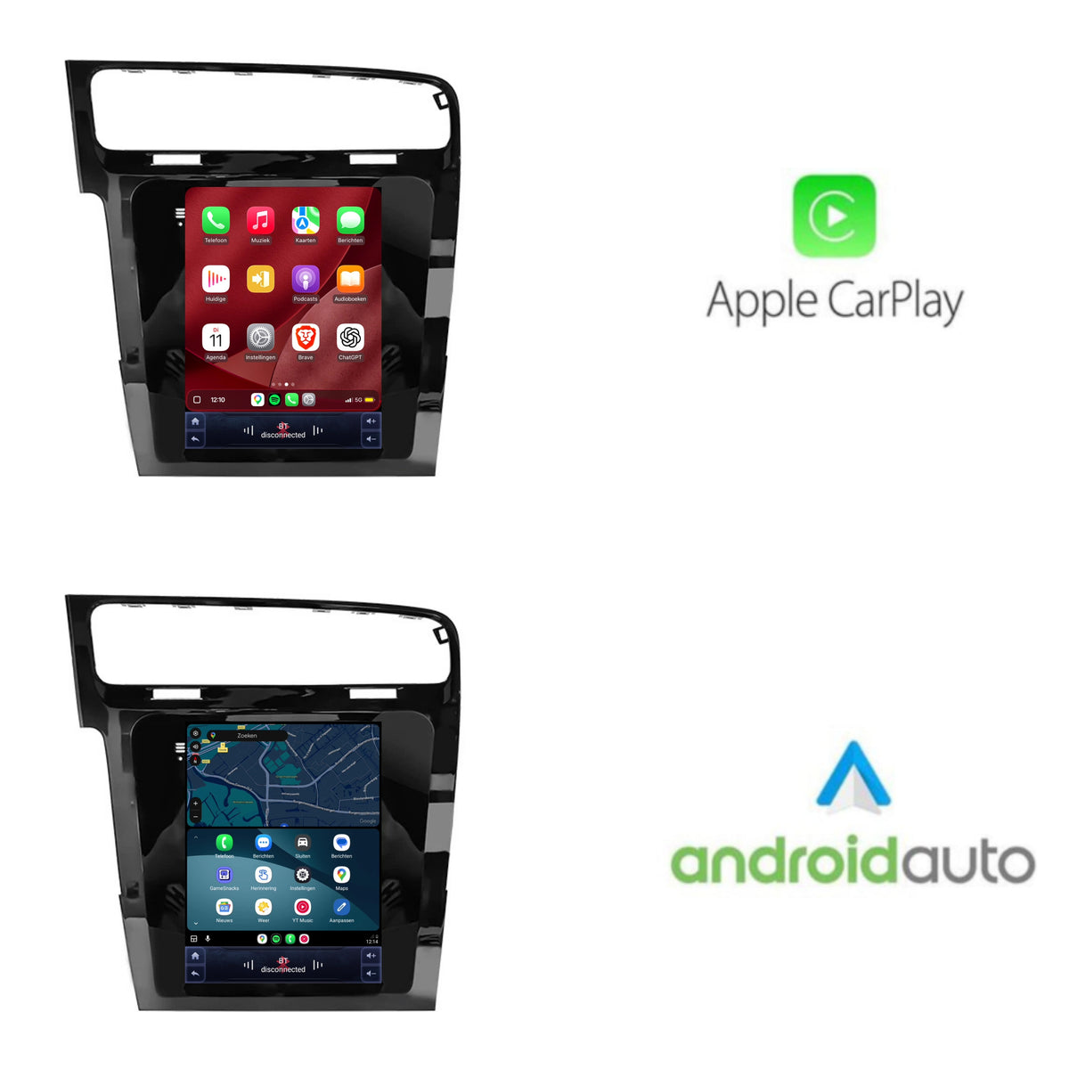 Autoradio CarPlay & Android Auto per Volkswagen Golf 7 | 2012-2016 | 9,7 pollici | Android 15 | Schermo grande