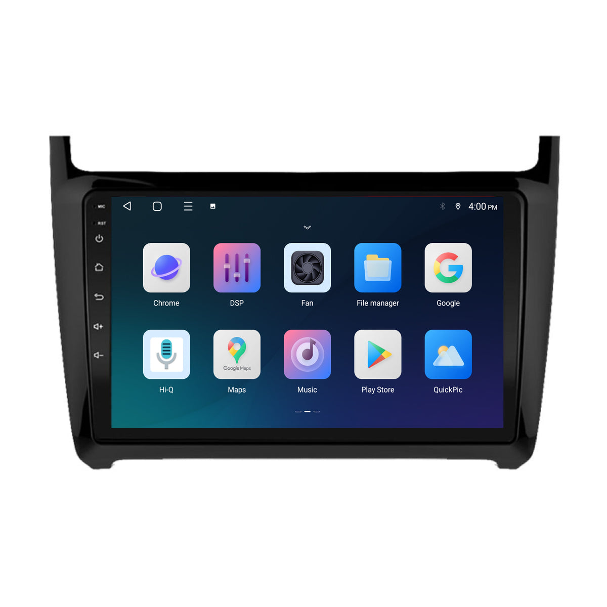 Autoradio con CarPlay e Android Auto per Volkswagen Polo | dal 2009 al 2017 | 9 pollici | Android 15 | CTX-7116