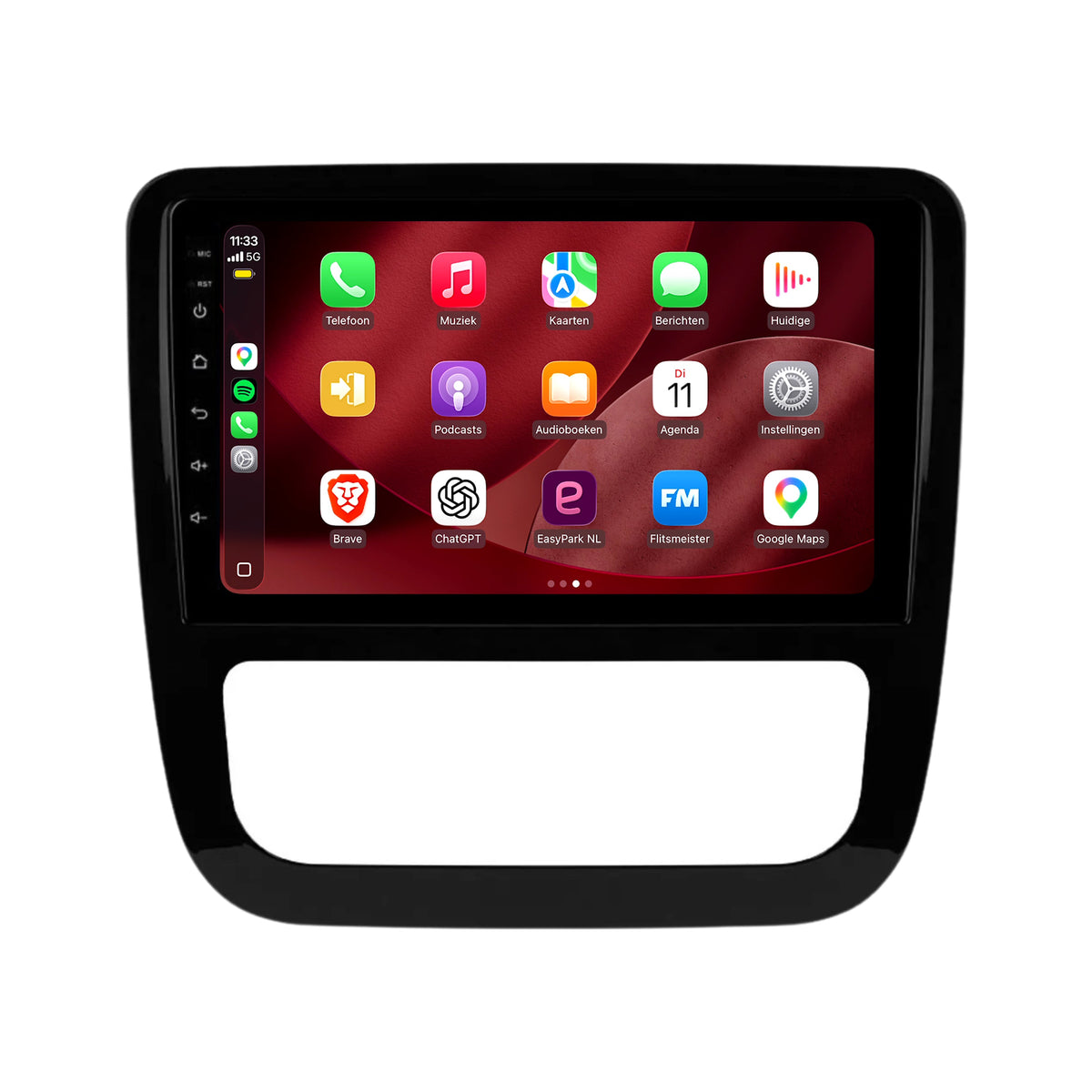 Volkswagen Scirocco CarPlay & Android Auto radio | 2008 t/m 2013 | 10 inch | Android 15 | CTX-7462