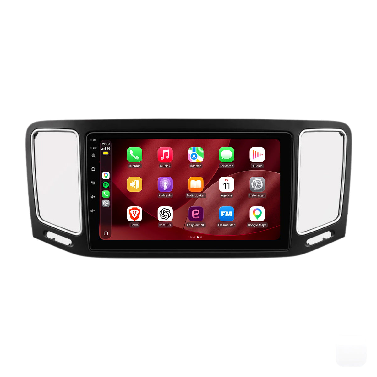 Volkswagen Sharan CarPlay & Android Auto radio | 2010 t/m 2023 | 9 inch | Android 15 | CTX-7453