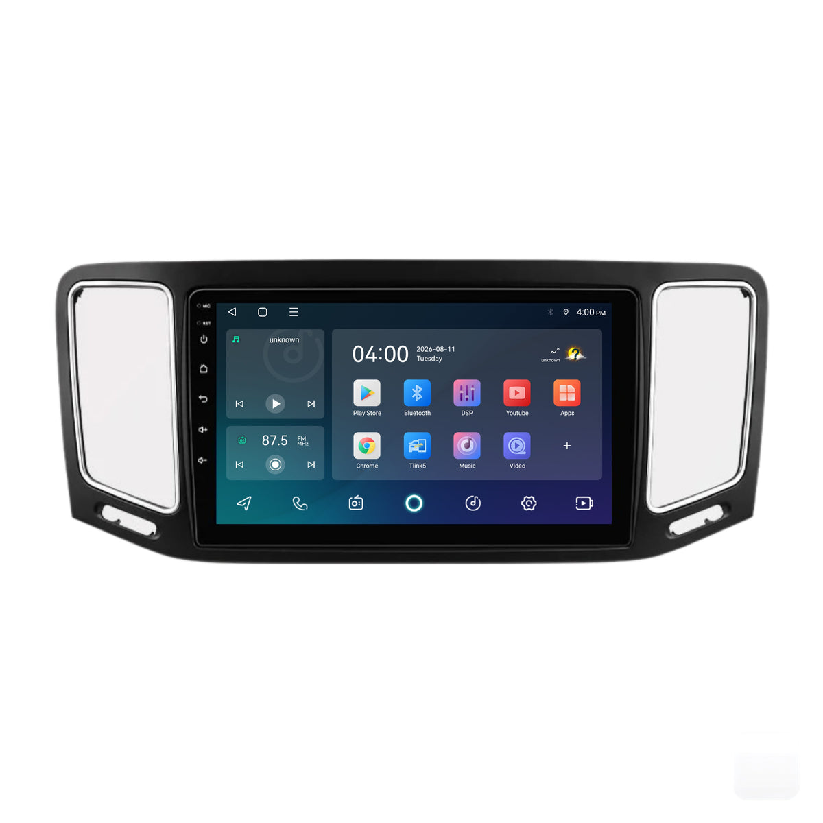 Volkswagen Sharan CarPlay & Android Auto radio | 2010 t/m 2023 | 9 inch | Android 15 | CTX-7453