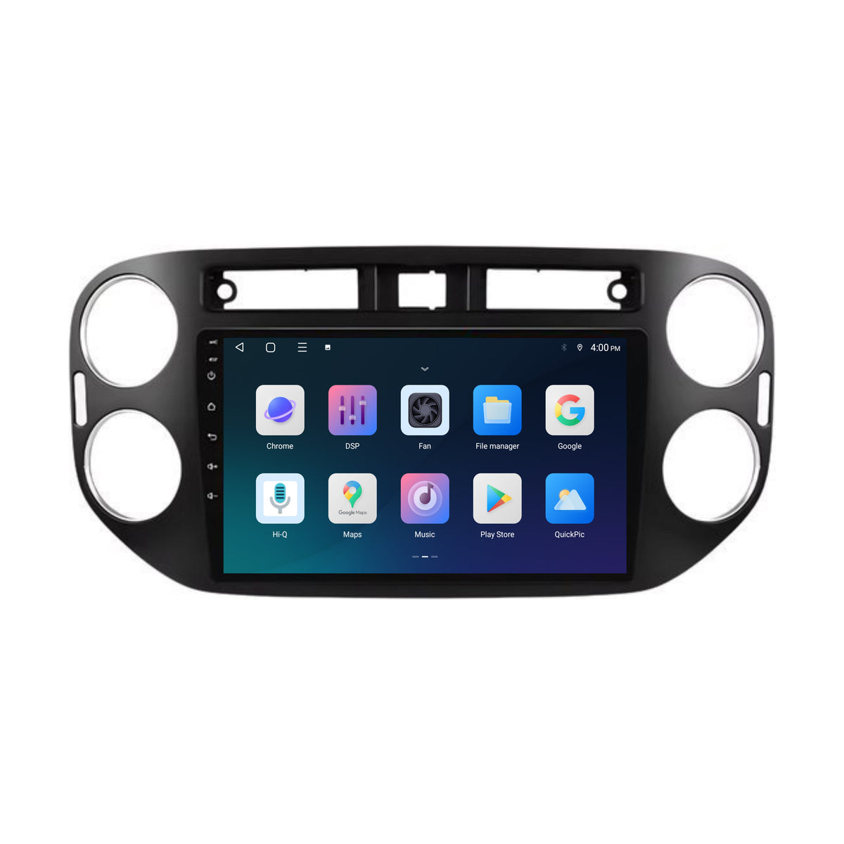 Autoradio CarPlay & Android Auto pour Volkswagen Tiguan | 2007 à 2015 | 9 pouces | Android 15 | Noir mat | CTX-7380