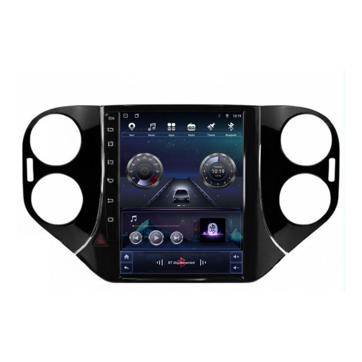 Volkswagen Tiguan CarPlay & Android Auto radio | 2007 to 2016 | 9.7 inch | Android 15 | CTX-7419