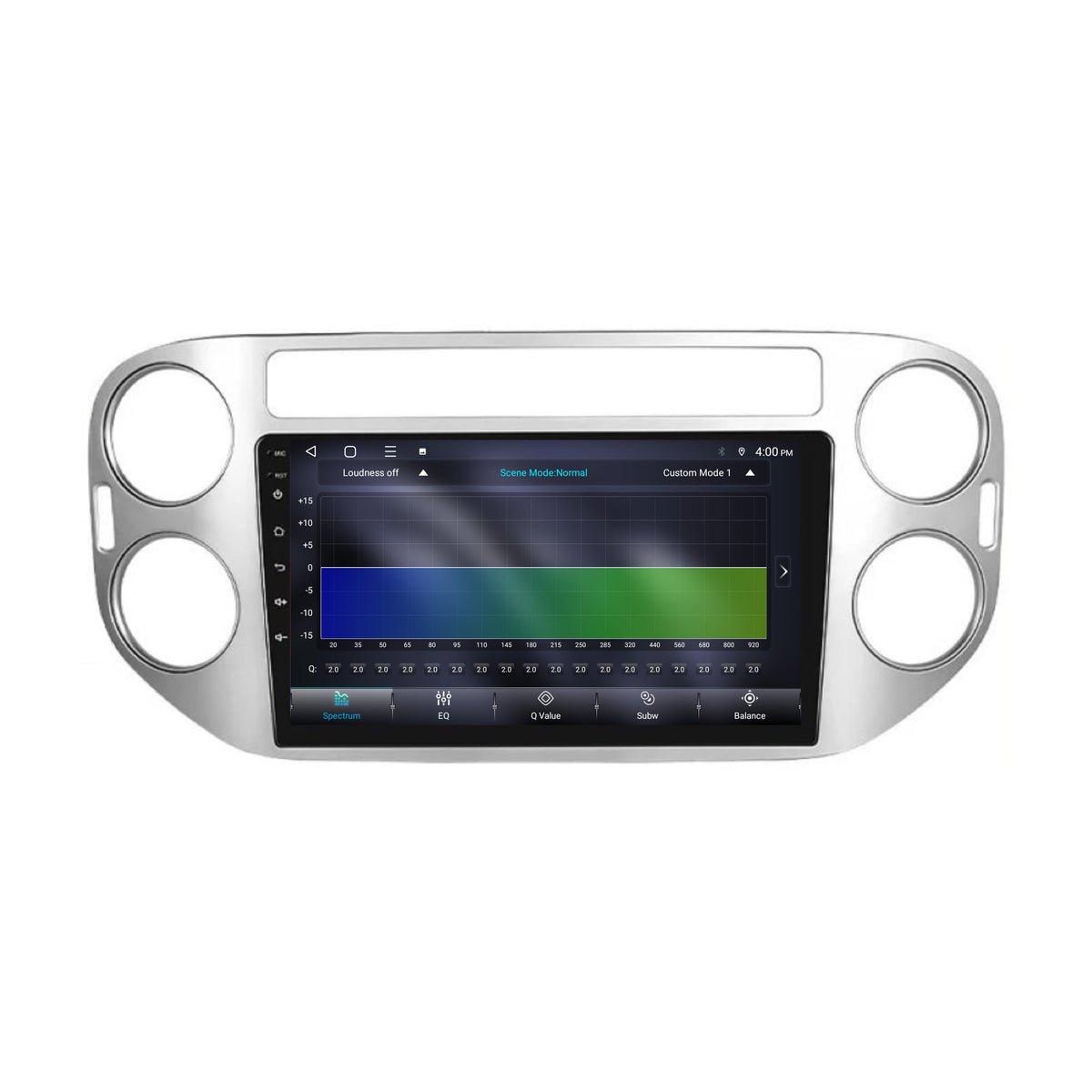 Volkswagen Tiguan CarPlay & Android Auto radio | 2007 t/m 2015 | 9 inch | Android 15 | Zilver | CTX-7120