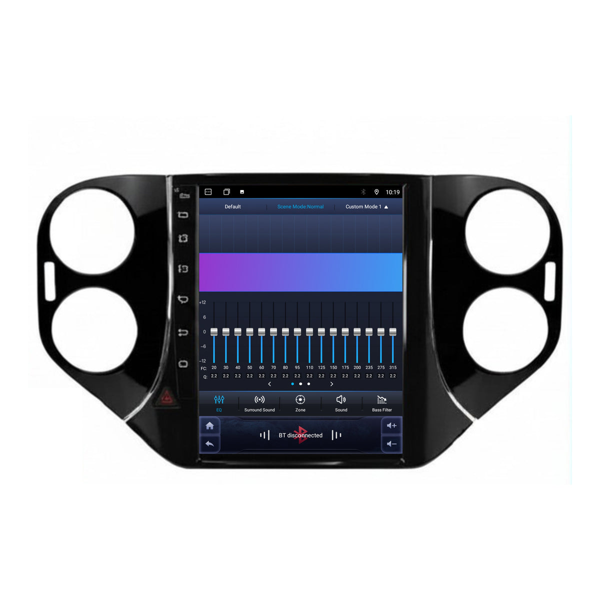 Volkswagen Tiguan CarPlay & Android Auto radio | 2007 to 2016 | 9.7 inch | Android 15 | CTX-7419