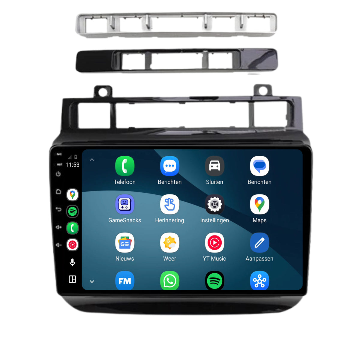 Volkswagen Touareg CarPlay & Android Auto Radio | 2011 bis 2017 | 9 Zoll | Android 15 | CTX-7209