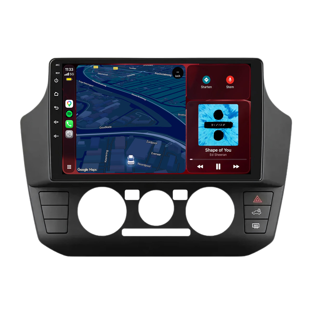 Seat Mii CarPlay & Android Auto radio | 2020 t/m 2021 | 9 inch | Android 15 | CTX-7262