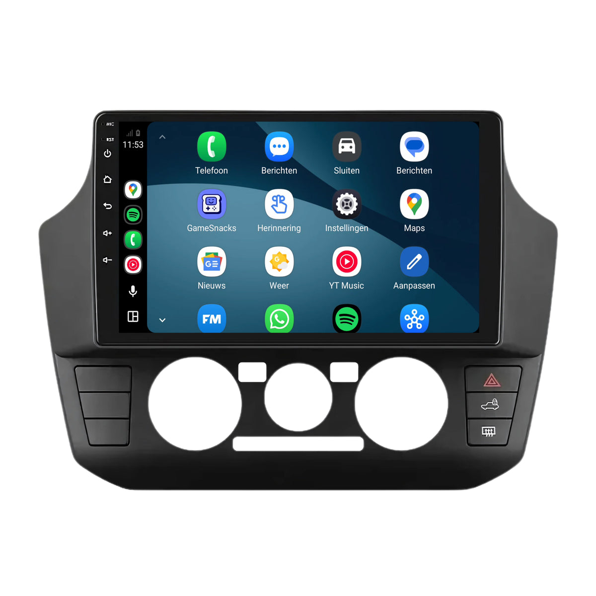 Seat Mii CarPlay & Android Auto radio | 2020 t/m 2021 | 9 inch | Android 15 | CTX-7262