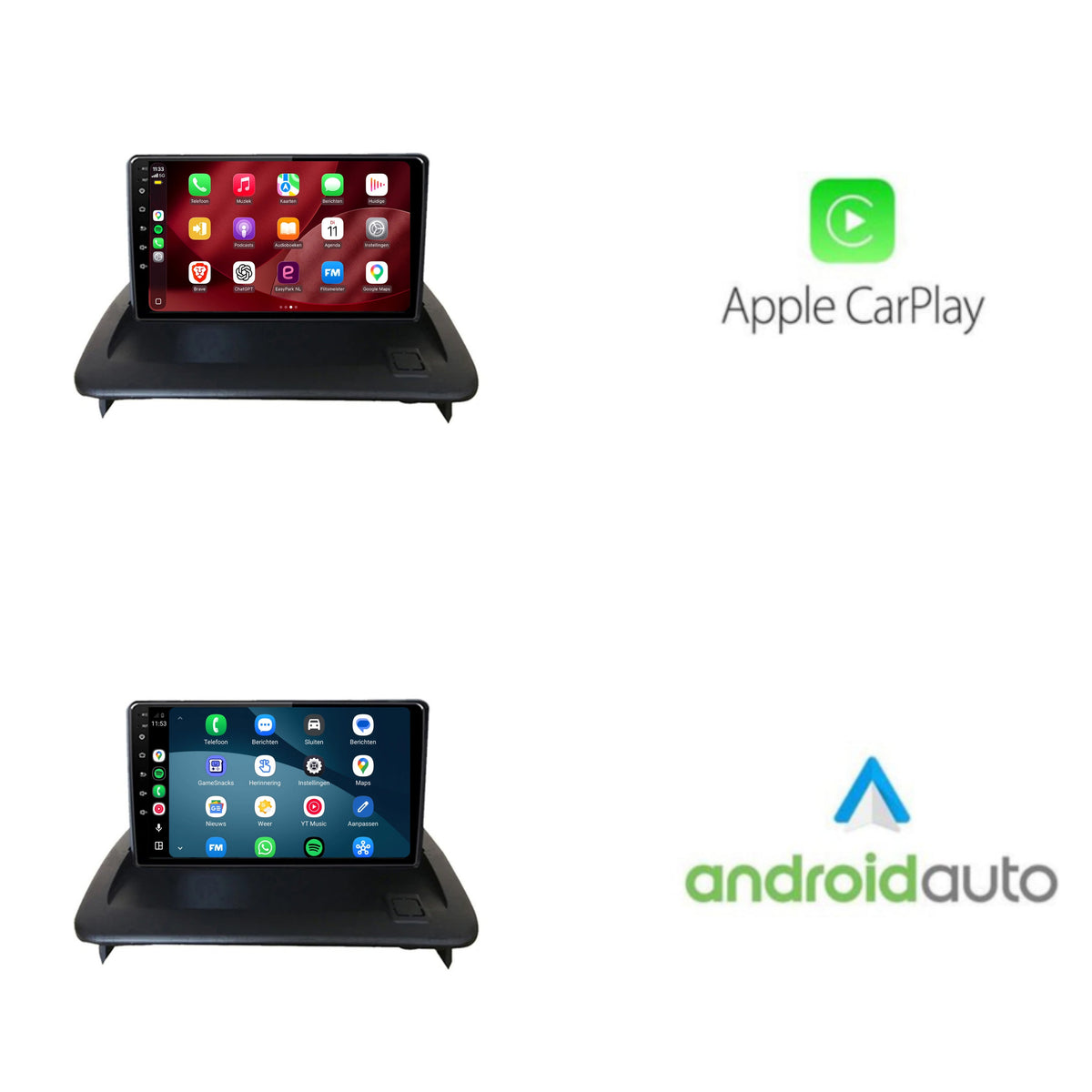 Radio con CarPlay y Android Auto para Volvo V50 / C30 / S40 / C70 | 2004 a 2014 | 9 pulgadas | Android 15 | CTX-7299