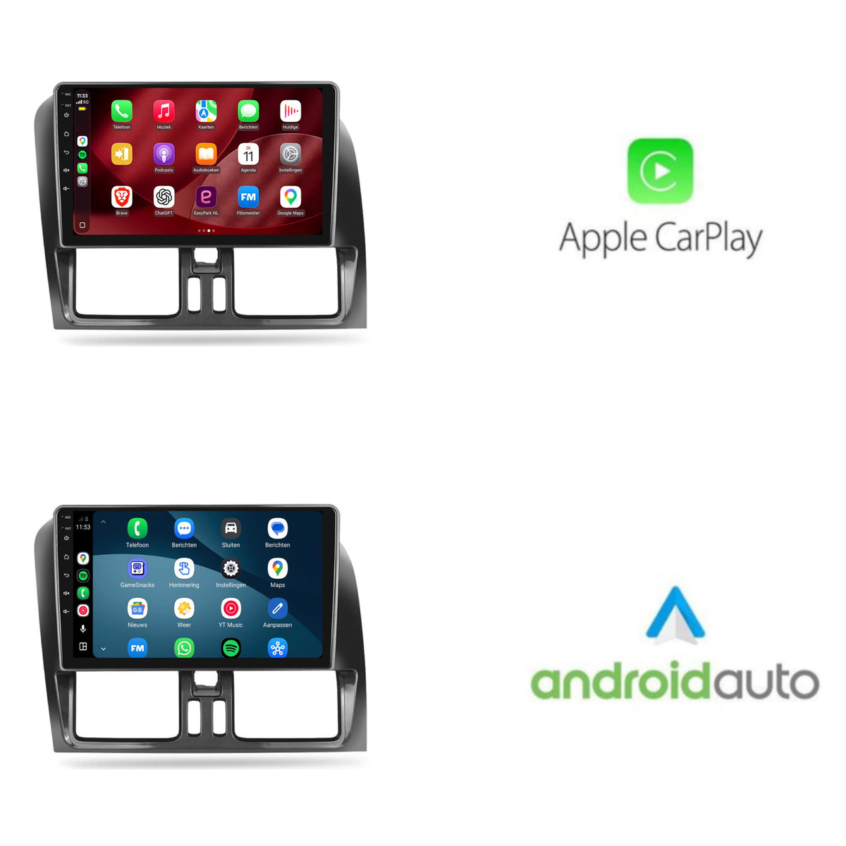 Radio z CarPlay i Android Auto do Volvo XC60 | 2008–2018 | 9 cali | Android 15 | CTX-7383