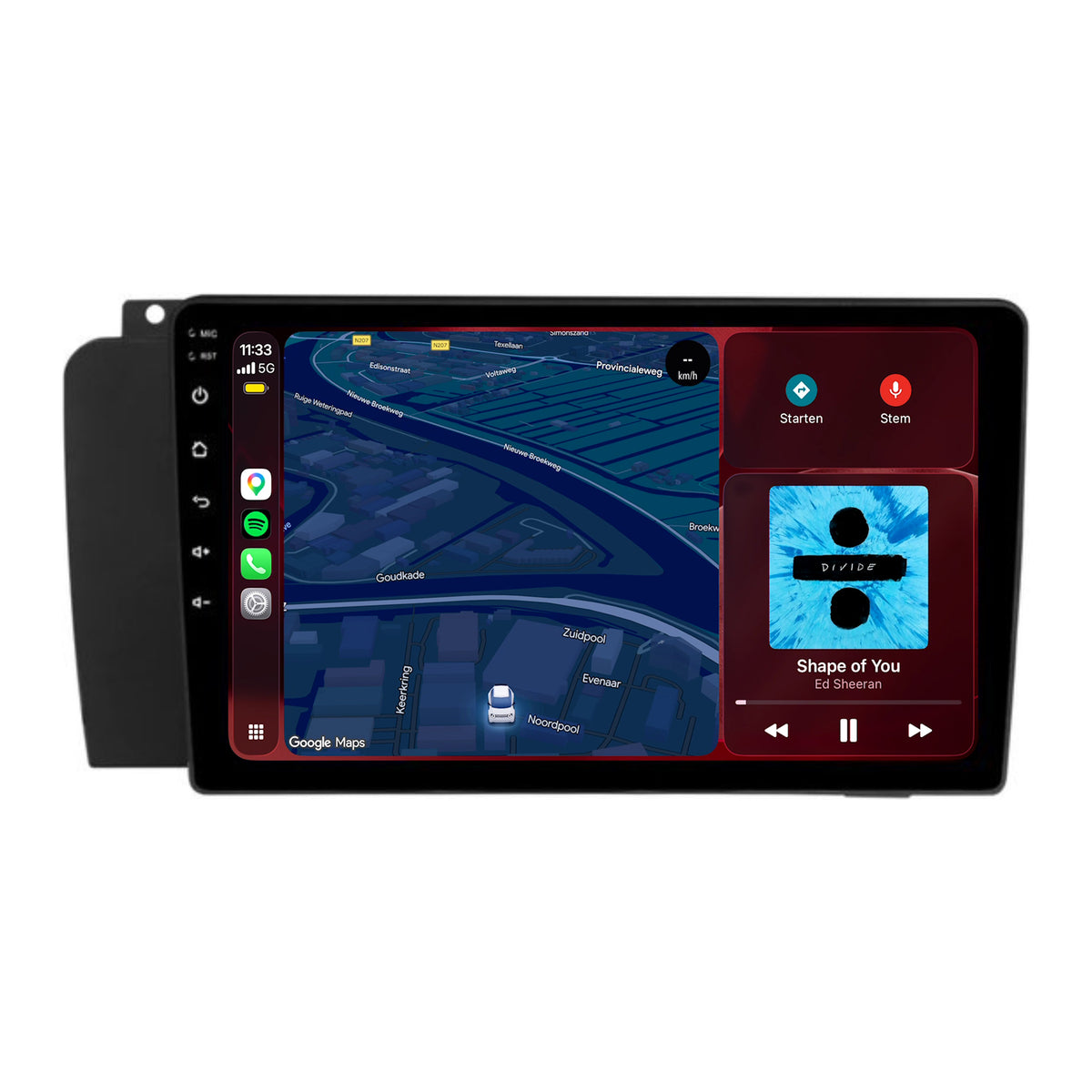 Autoradio CarPlay & Android Auto per Volvo XC70 | 2000-2007 | 9 pollici | Android 15 | CTX-7400