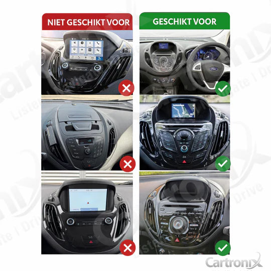 Ford B-Max | Transit Courier | Tourneo | CarPlay car radio | 2012 to 2018 | Android 15 | 4+64GB | 8-Core | Carplay & Android Auto