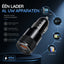 Compact 20W Car Charger | Fast Charger | USB-C Power Delivery & USB 3.0 Quick Charge