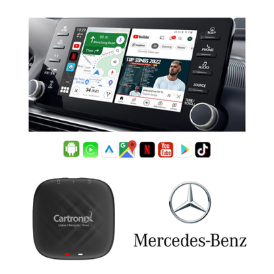 CarPlay YouTube box CTX-777 | Draadloos voor Mercedes-Benz | Android 15