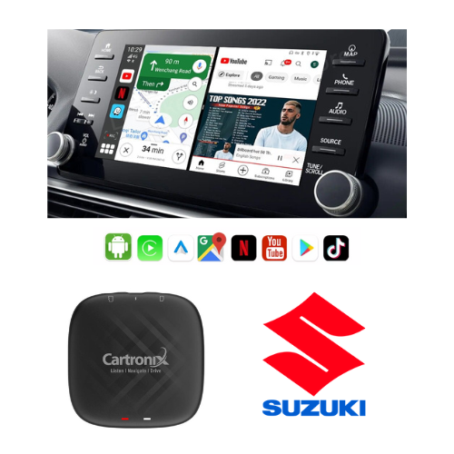 Caja CarPlay YouTube CTX-777 | Inalámbrico para Suzuki | Android 15