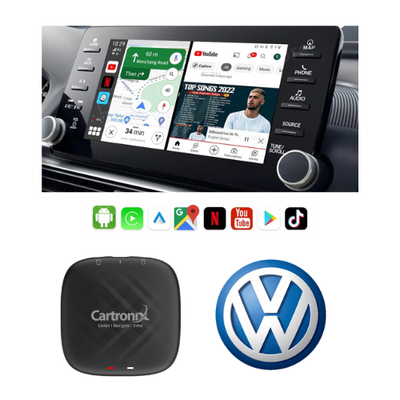 CarPlay YouTube box CTX-777 | Draadloos voor Volkswagen | Android 15