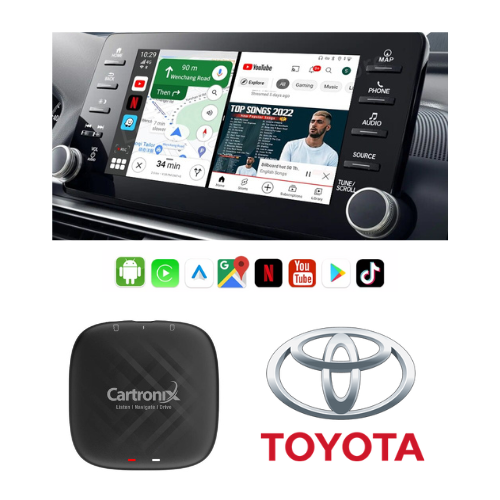CarPlay YouTube box CTX-777 | Draadloos voor Toyota | Android 15