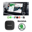 Caja YouTube CarPlay CTX-777 | Inalámbrico para Skoda | Android 15