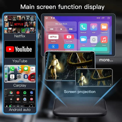 Cartronix CarPlay AI box | YouTube & Netflix | Wireless