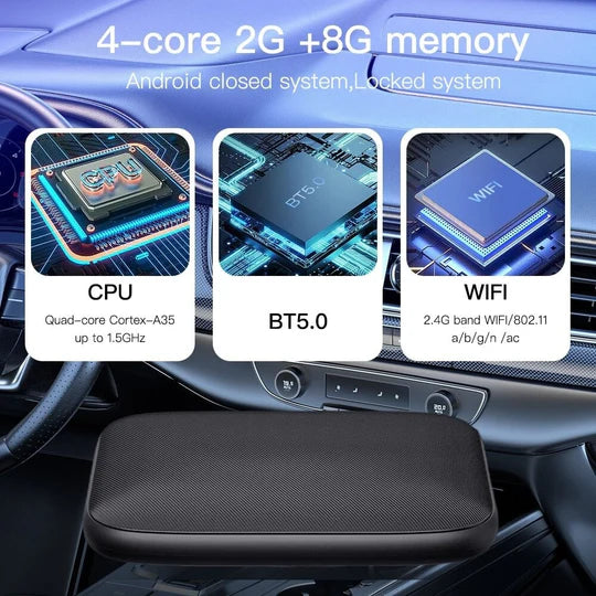 Cartronix CarPlay AI box | YouTube & Netflix | Wireless
