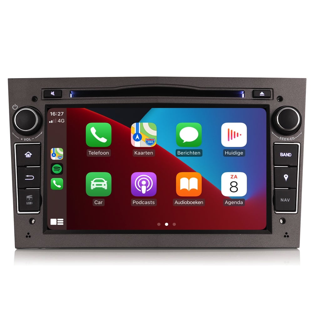 Autoradio CarPlay Opel | Android Auto | 4GB 8-core | Grigio