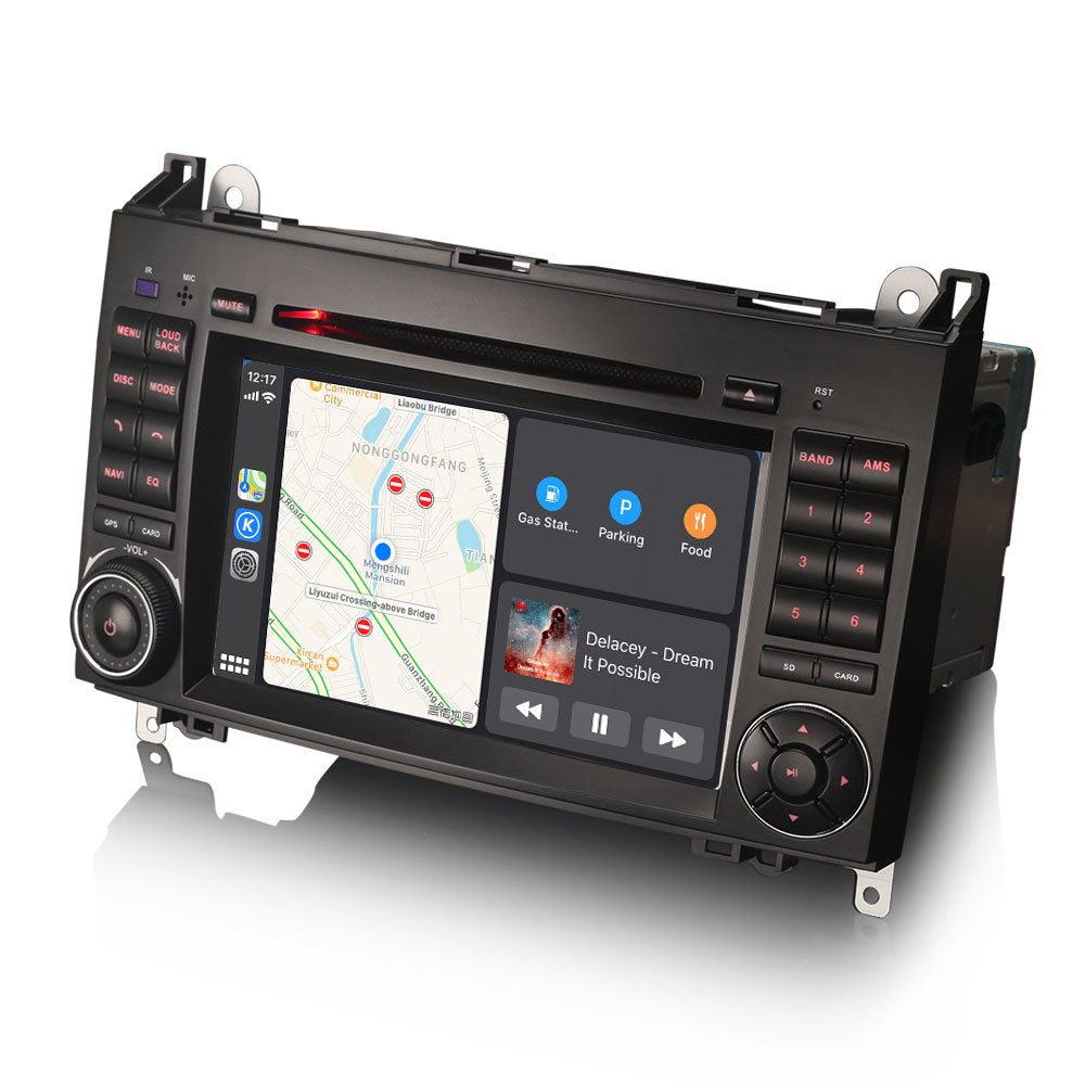 Mercedes Clase A/B, Sprinter, Vito/Viano y VW Crafter | Android 14 | Autorradio | CarPlay y Android Auto