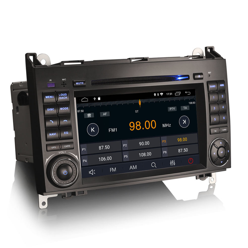 Mercedes Clase A/B, Sprinter, Vito/Viano y VW Crafter | Android 14 | Autorradio | CarPlay y Android Auto