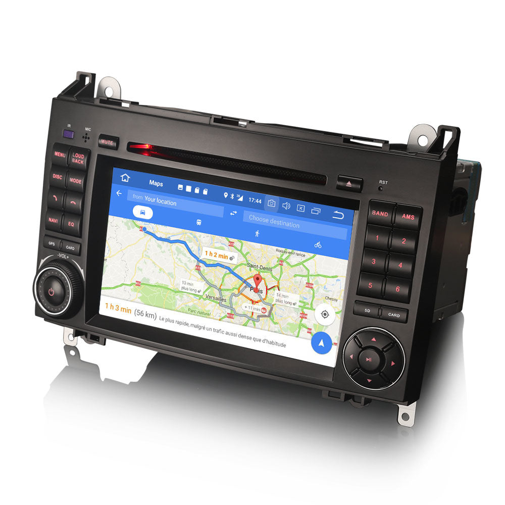 Mercedes Clase A/B, Sprinter, Vito/Viano y VW Crafter | Android 14 | Autorradio | CarPlay y Android Auto