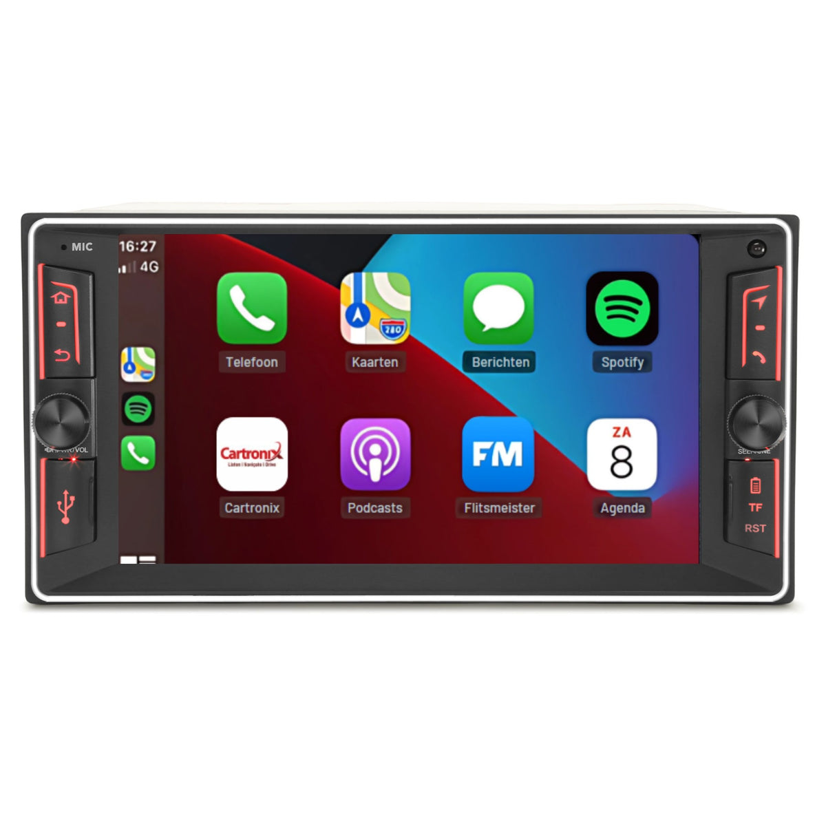 Toyota Hilux | Android 14 | Autoradio | 2001 t/m 2011 | CarPlay & Android Auto