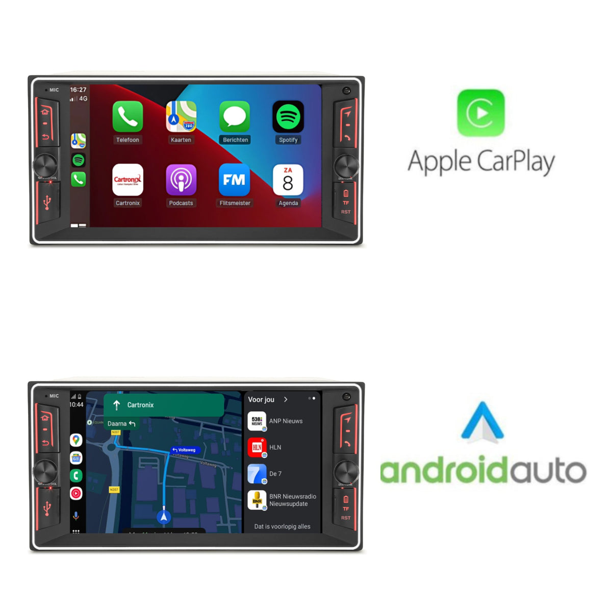 Toyota Hilux | Android 14 | Autoradio | 2001 t/m 2011 | CarPlay & Android Auto