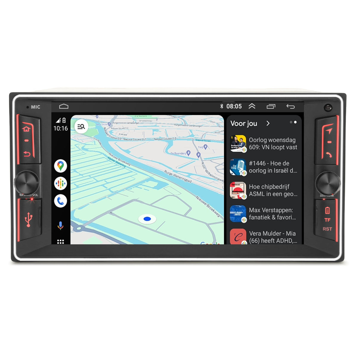 Toyota Hilux | Android 14 | Autoradio | 2001 t/m 2011 | CarPlay & Android Auto