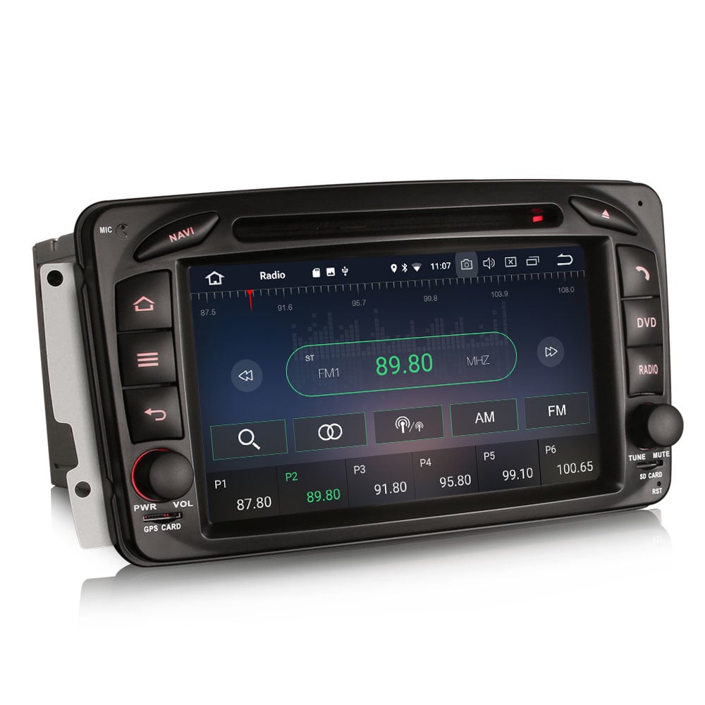Mercedes Clase CLK | Android 16 | Autorradio | 2002 a 2004 | CarPlay y Android Auto