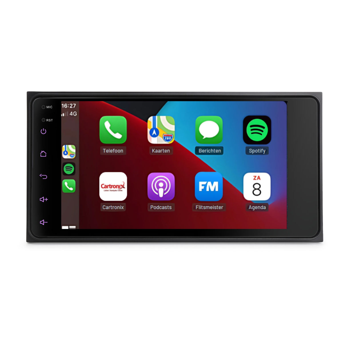 Toyota Hilux | Android 16 | Autoradio | 2001 t/m 2011 | CarPlay & Android Auto | Qualcomm