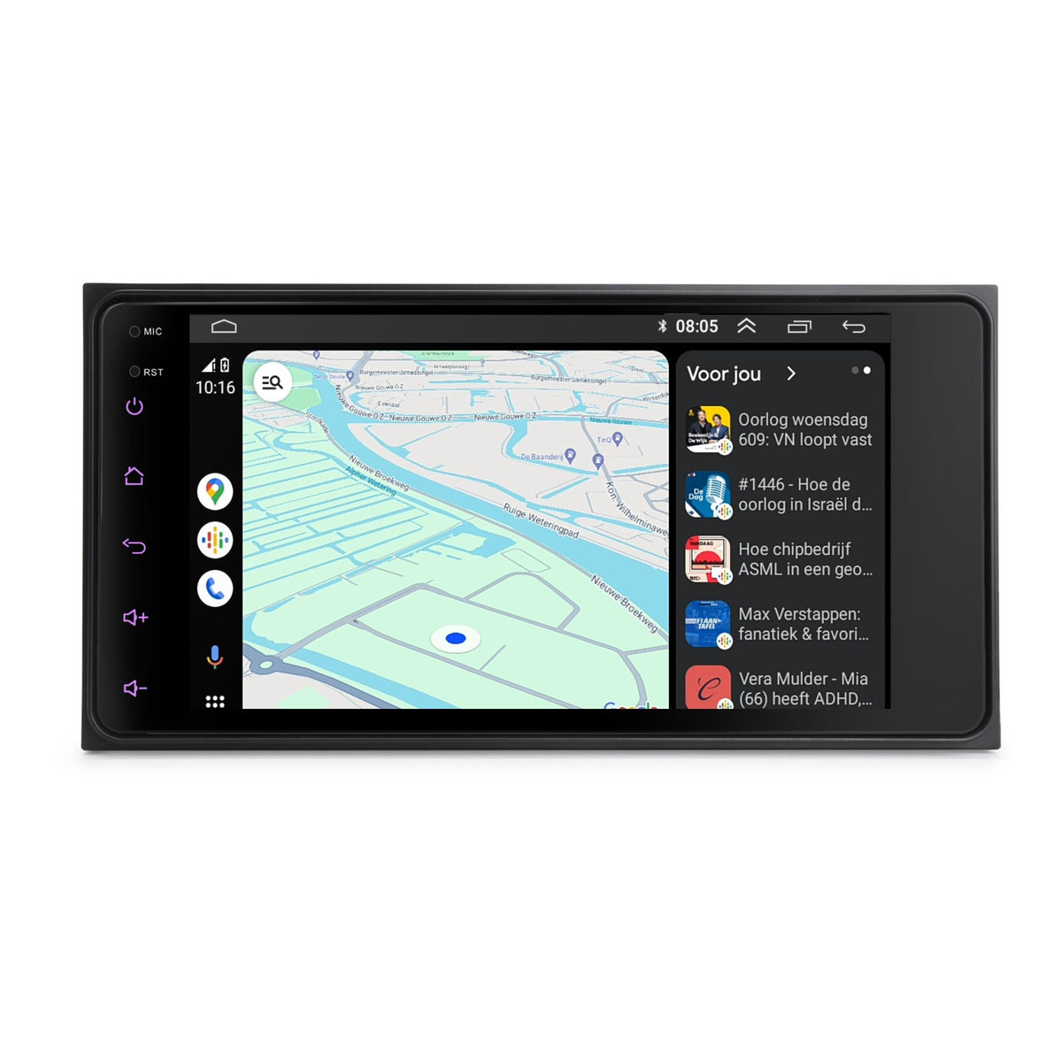 Toyota Hilux | Android 16 | Autoradio | 2001 t/m 2011 | CarPlay & Android Auto | Qualcomm