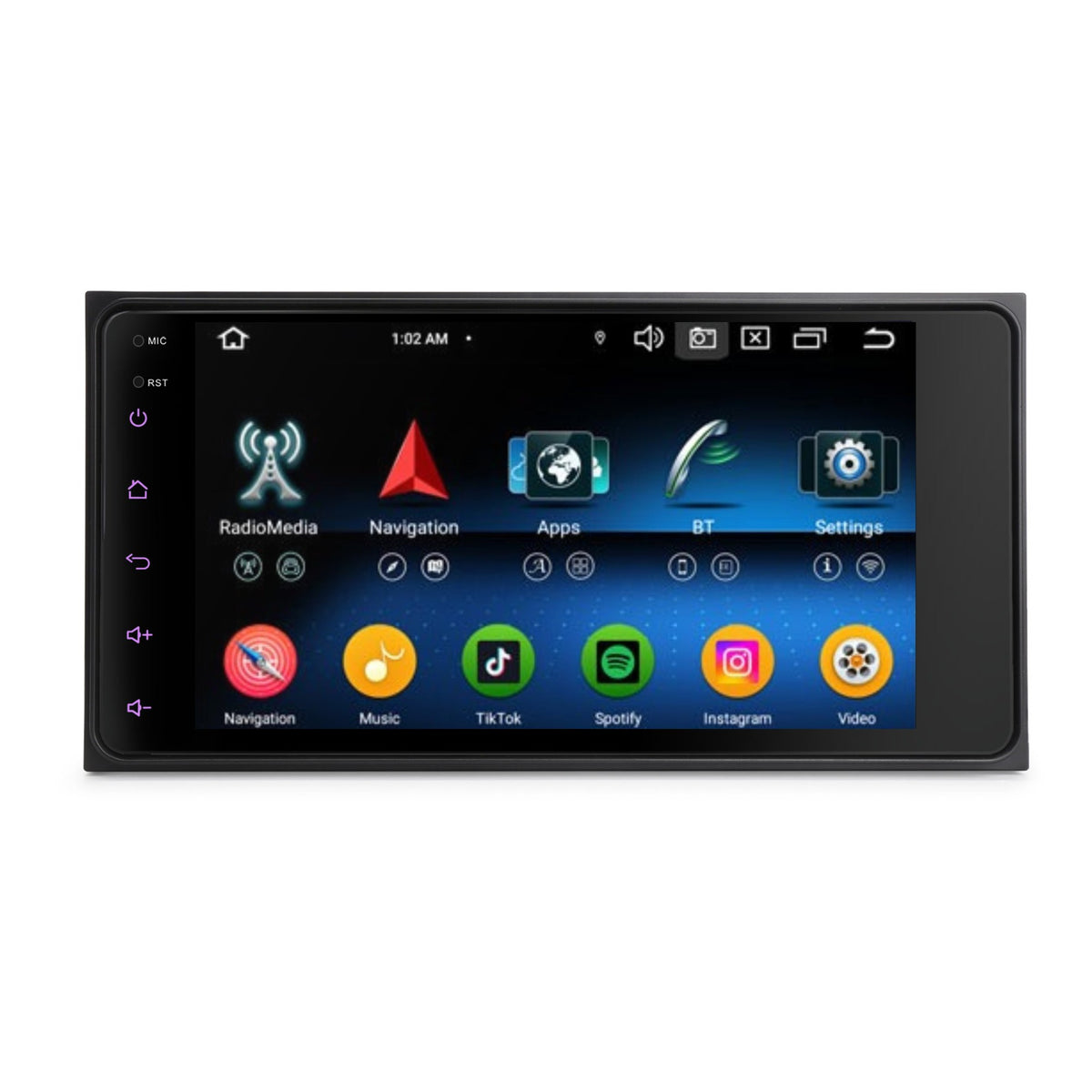 Toyota Hilux | Android 16 | Autoradio | 2001 t/m 2011 | CarPlay & Android Auto | Qualcomm