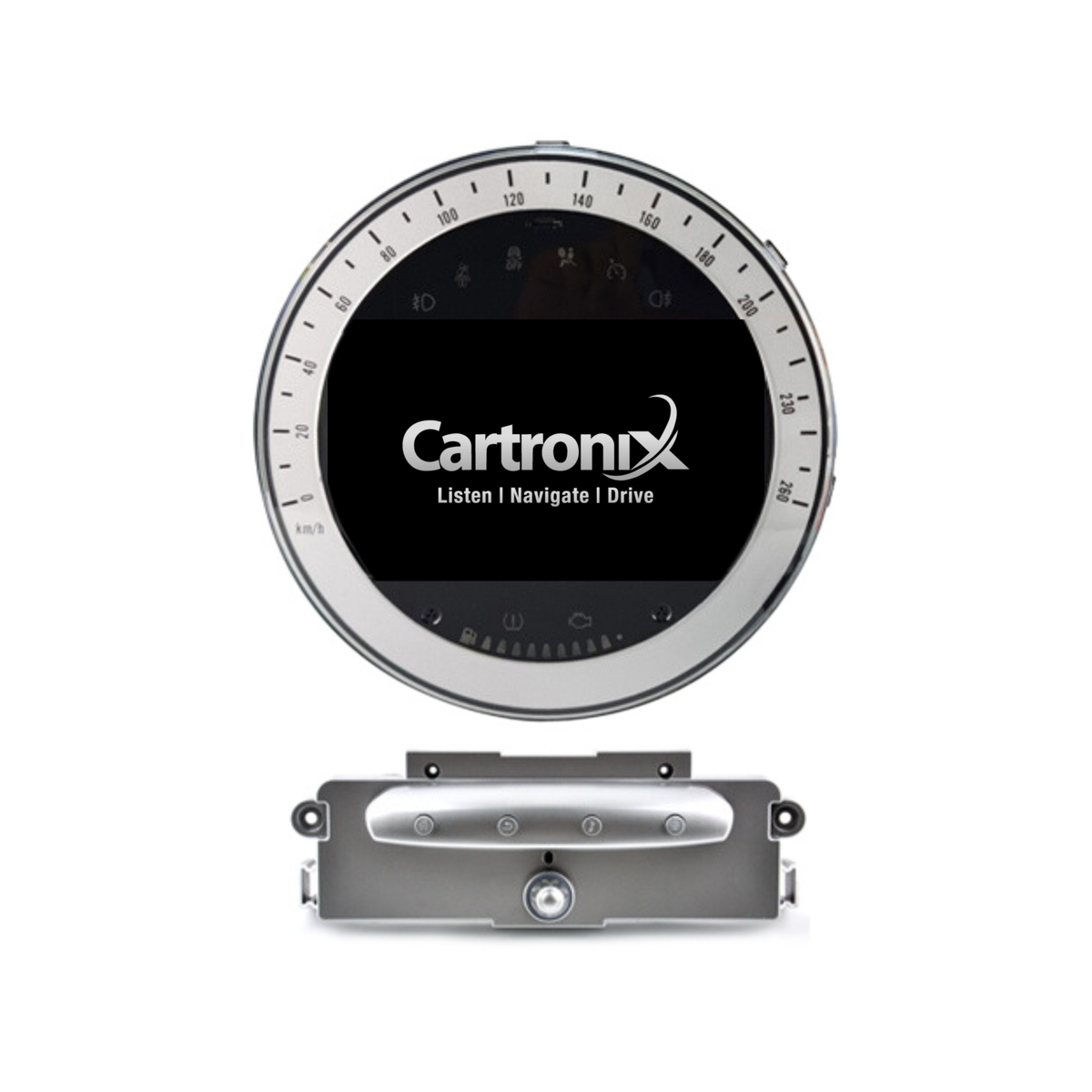 Mini Cooper CarPlay Autoradio | Silver | 2006 t/m 2013 | Android Auto