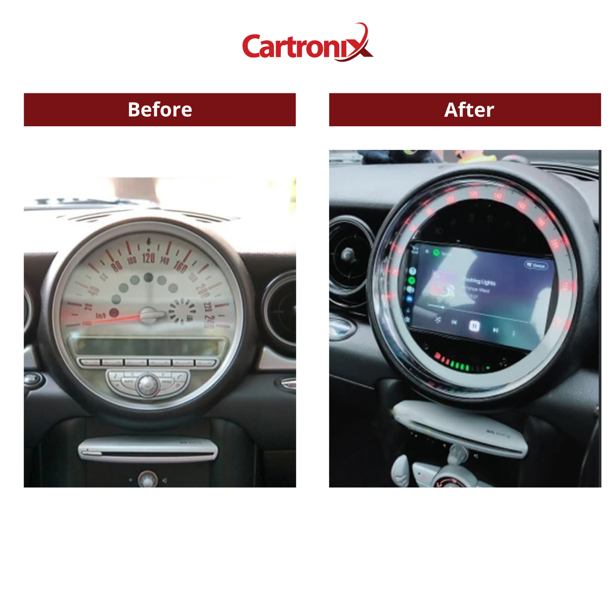 Mini Cooper CarPlay Autoradio | Silver | 2006 t/m 2013 | Android Auto