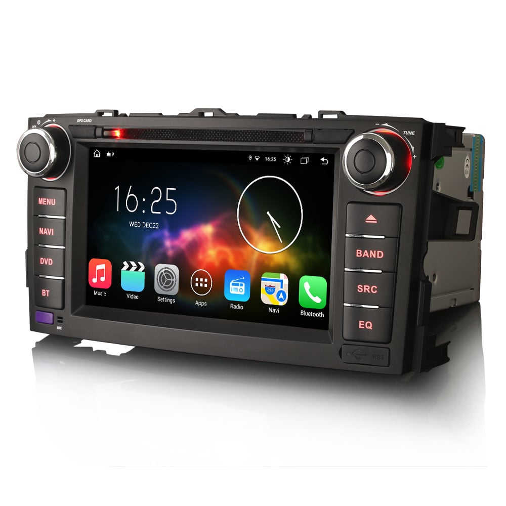 Radio samochodowe do Toyota Auris | Nawigacja UE i CarPlay | Android 16