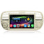 Fiat 500 CarPlay | 2007 a 2015 | Autorradio Android 16 beige