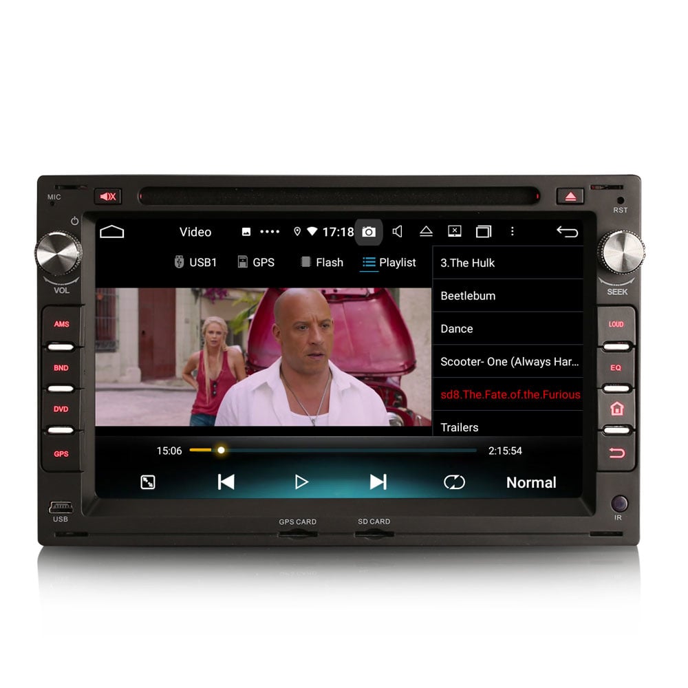 Autoradio Android 14 per Seat Skoda | Peugeot 307 | Ford Galaxy CarPlay