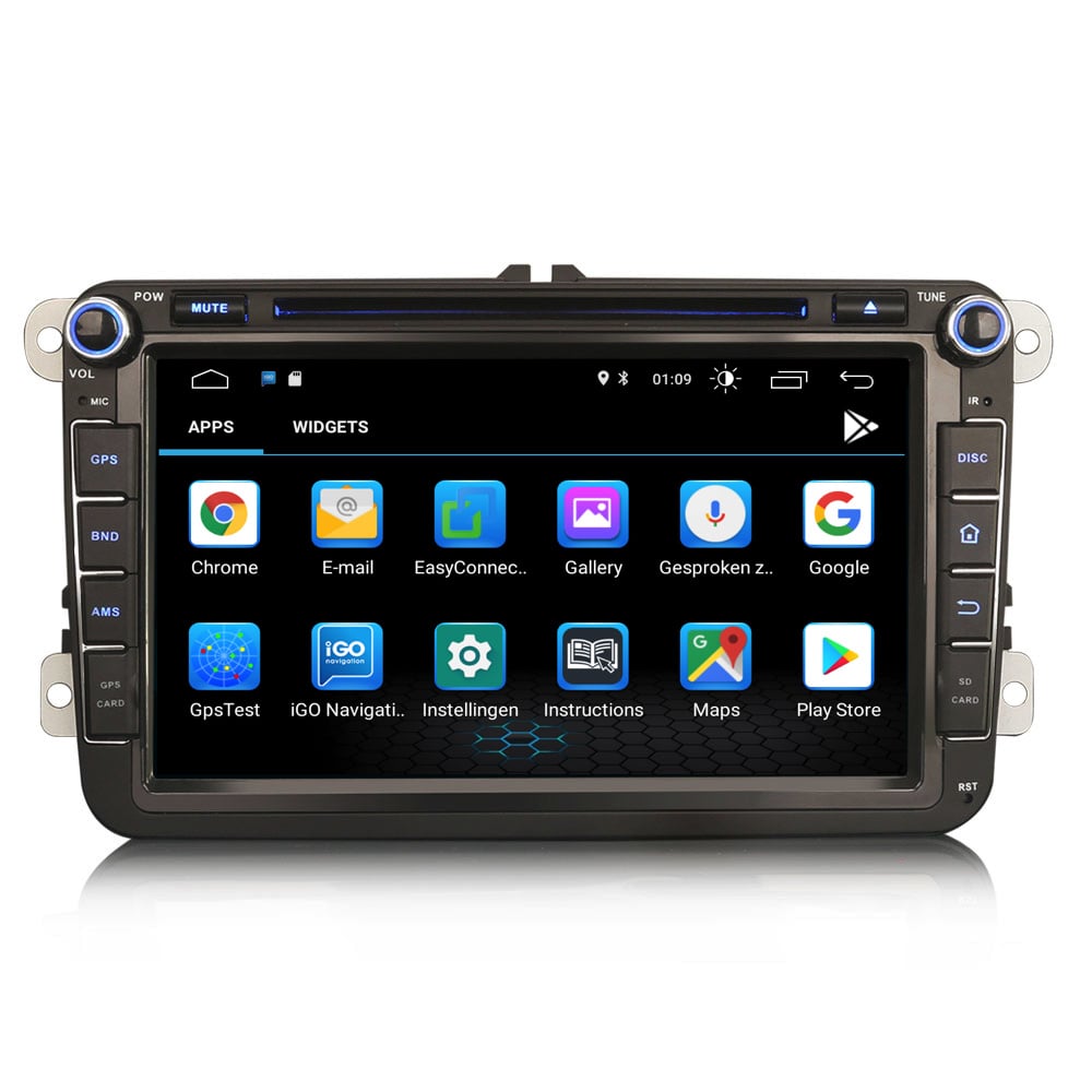 Autorradio de 8 PULGADAS con CarPlay para Seat | Android Auto | 4GB 8 núcleos