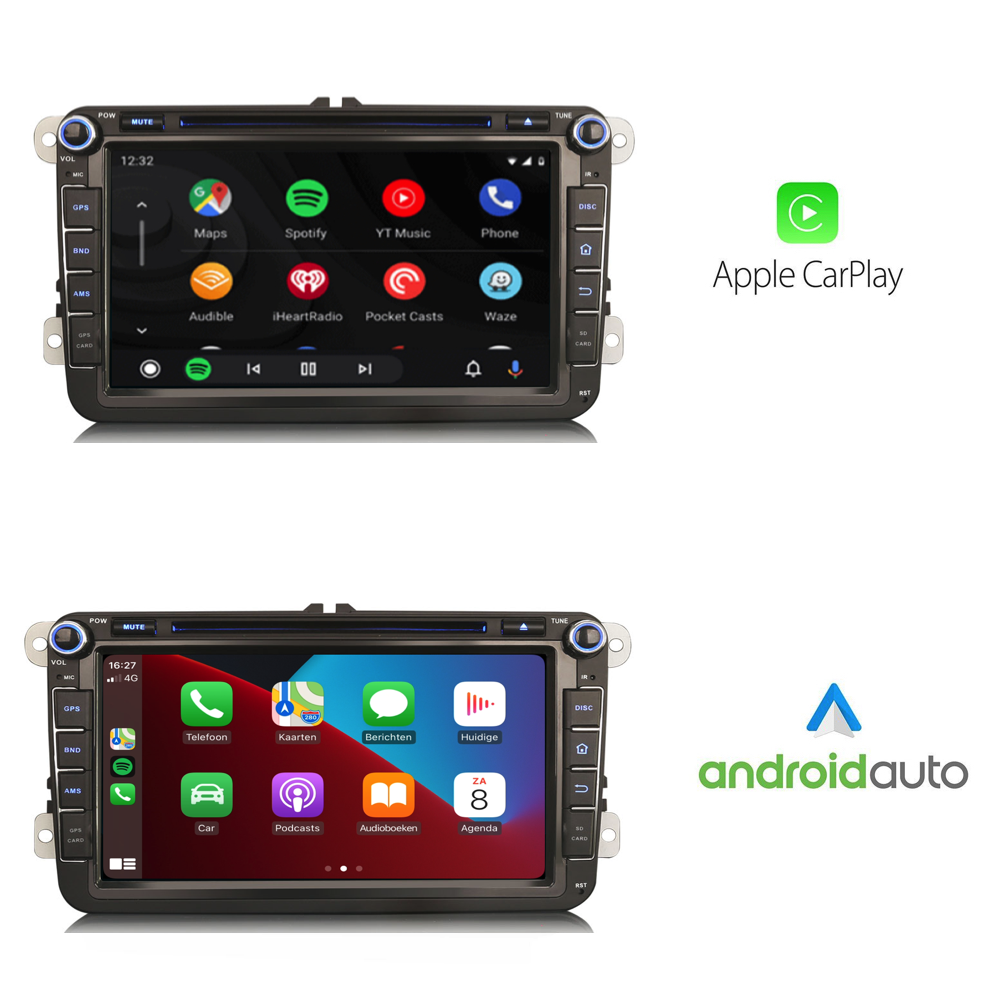 Skoda car radio 8 INCH CarPlay | Android Auto | 4GB 8-core