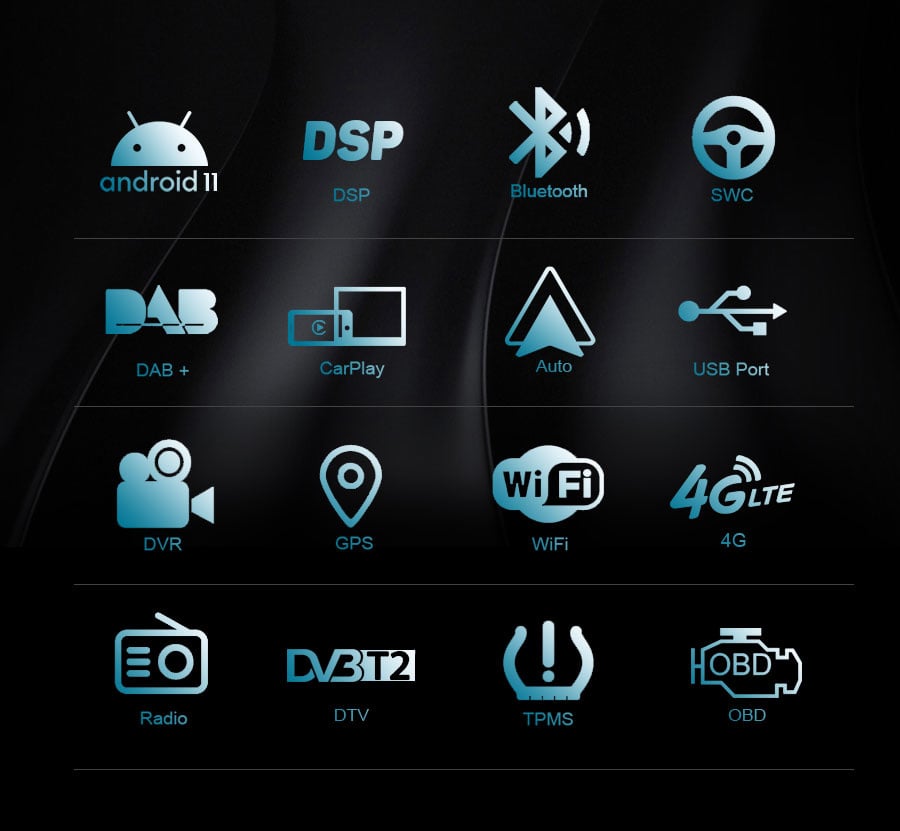 Radio samochodowe Android 14 do Fiat Bravo | CarPlay | Android Auto