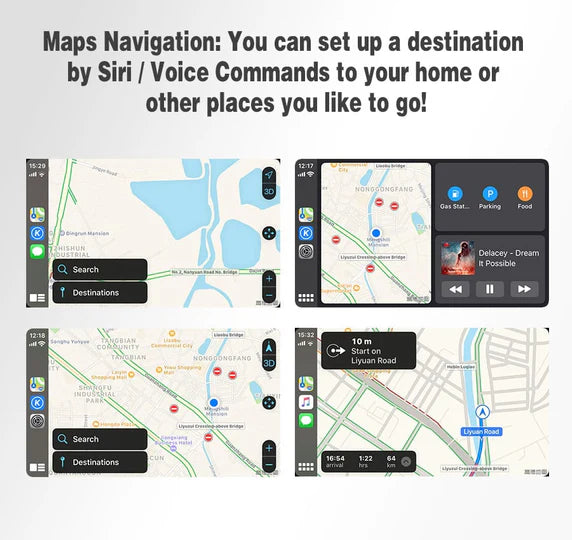 CTX-2266 | Wireless CarPlay dongle | Android Auto | Apple CarPlay for car radio