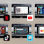 Box YouTube CarPlay CTX-777 | Wireless per AUDI | Android 15